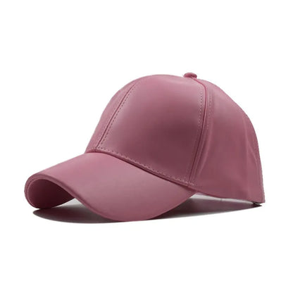 Burbank Vegan Leather Baseball Cap – Adjustable Casual Streetwear Cap