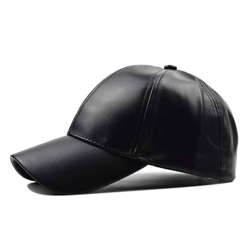 Burbank Vegan Leather Baseball Cap – Adjustable Casual Streetwear Cap