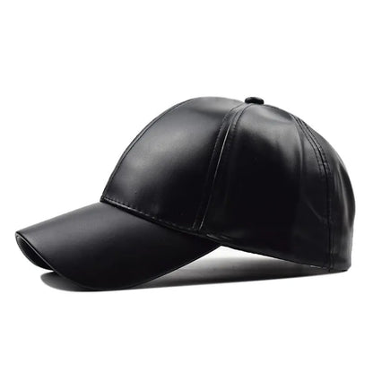 Burbank Vegan Leather Baseball Cap – Adjustable Casual Streetwear Cap