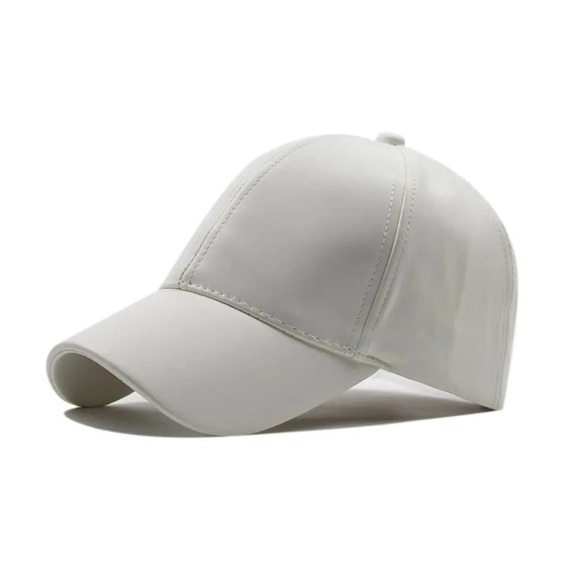 Burbank Vegan Leather Baseball Cap – Adjustable Casual Streetwear Cap