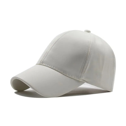 Burbank Vegan Leather Baseball Cap – Adjustable Casual Streetwear Cap