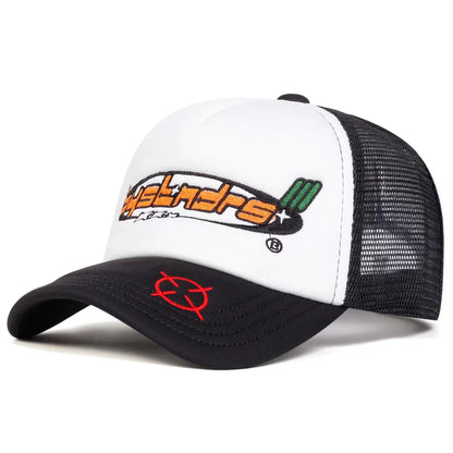 Bystndrs Mesh Trucker Cap - Casual Mesh Hat With Classic Style And Breathable Design