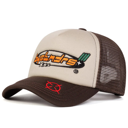 Bystndrs Mesh Trucker Cap - Casual Mesh Hat With Classic Style And Breathable Design