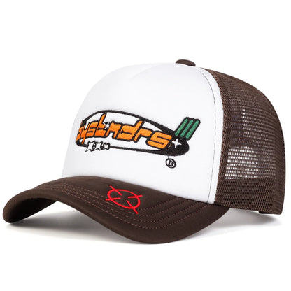Bystndrs Mesh Trucker Cap - Casual Mesh Hat With Classic Style And Breathable Design