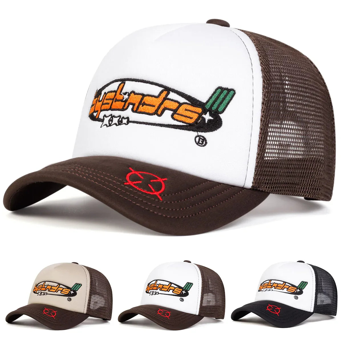 Bystndrs Mesh Trucker Cap - Casual Mesh Hat With Classic Style And Breathable Design