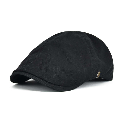 Cabbie 6 Panel Cotton Flat Cap – Classic Ivy Driving Hat