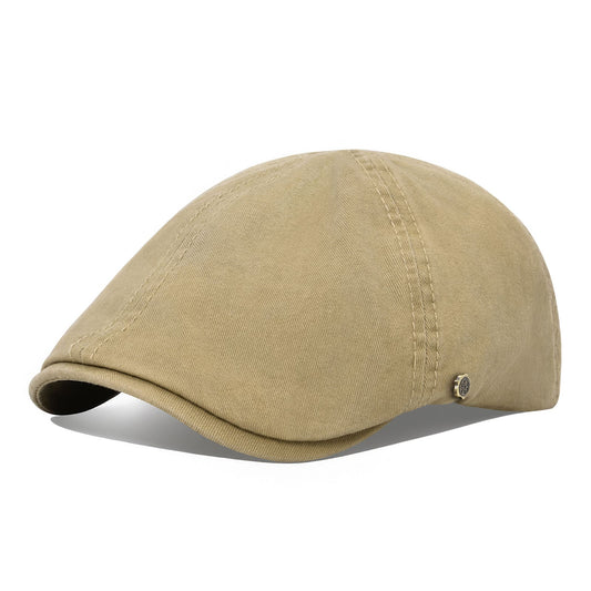Cabbie 6 Panel Cotton Flat Cap – Classic Ivy Driving Hat