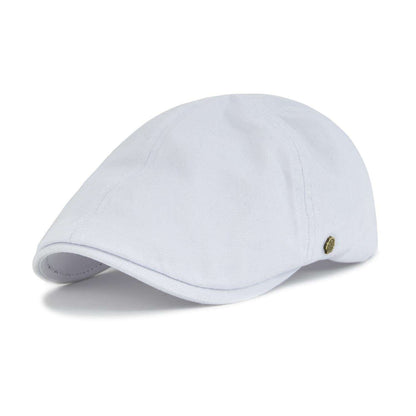 Cabbie 6 Panel Cotton Flat Cap – Classic Ivy Driving Hat