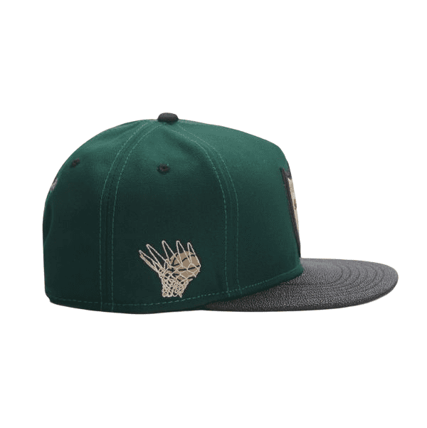 Cayler & Sons Green Snapback Cap - Casual Streetwear Look With Embroidered Logo Detail