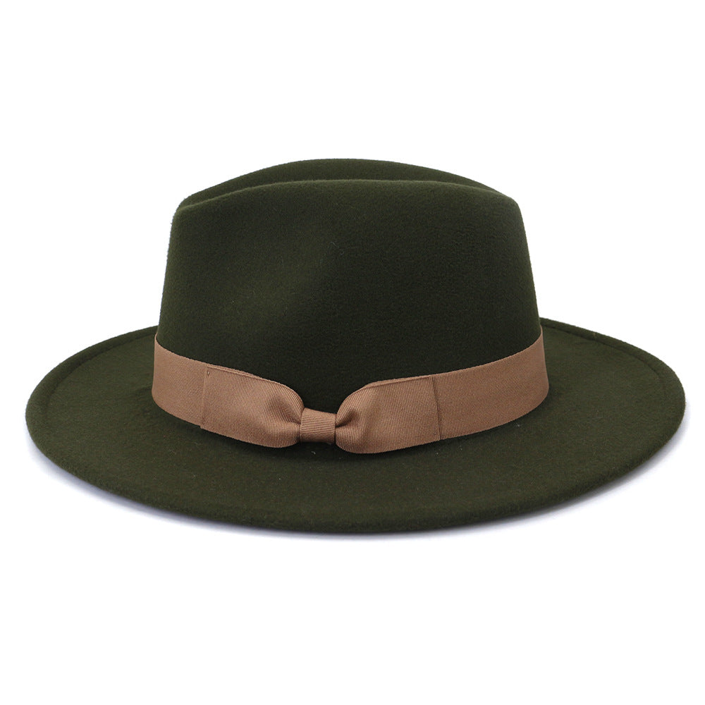 Calgary Ribbon Fedora Hat – Classic Cotton Structured Hat
