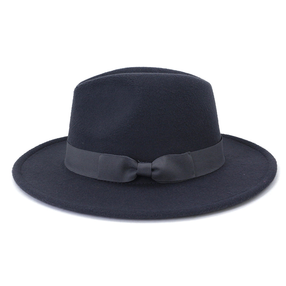Calgary Ribbon Fedora Hat – Classic Cotton Structured Hat