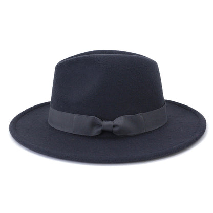 Calgary Ribbon Fedora Hat – Classic Cotton Structured Hat