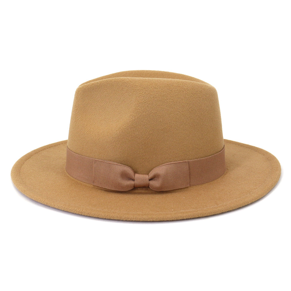 Calgary Ribbon Fedora Hat – Classic Cotton Structured Hat