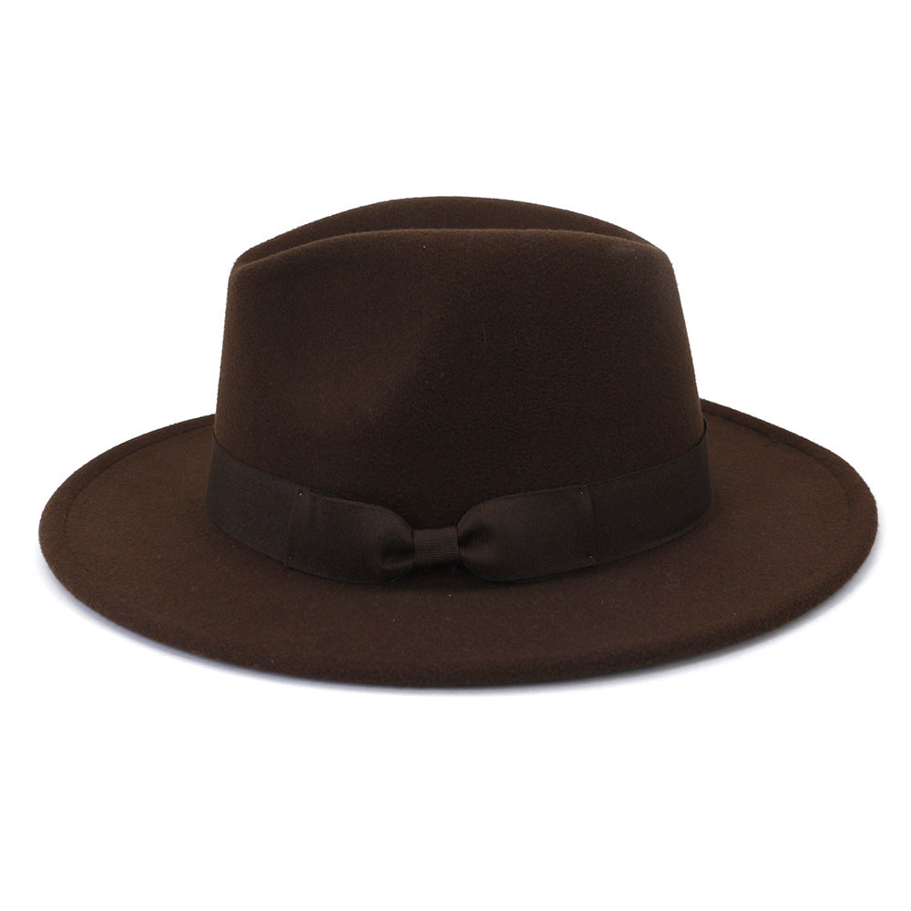 Calgary Ribbon Fedora Hat – Classic Cotton Structured Hat