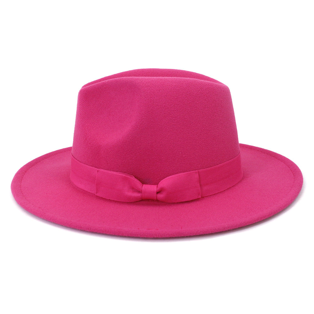 Calgary Ribbon Fedora Hat – Classic Cotton Structured Hat