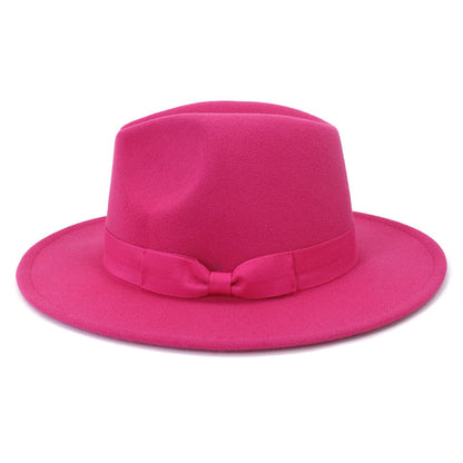 Calgary Ribbon Fedora Hat – Classic Cotton Structured Hat