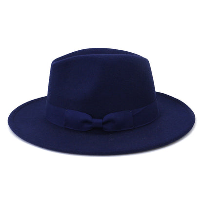 Calgary Ribbon Fedora Hat – Classic Cotton Structured Hat
