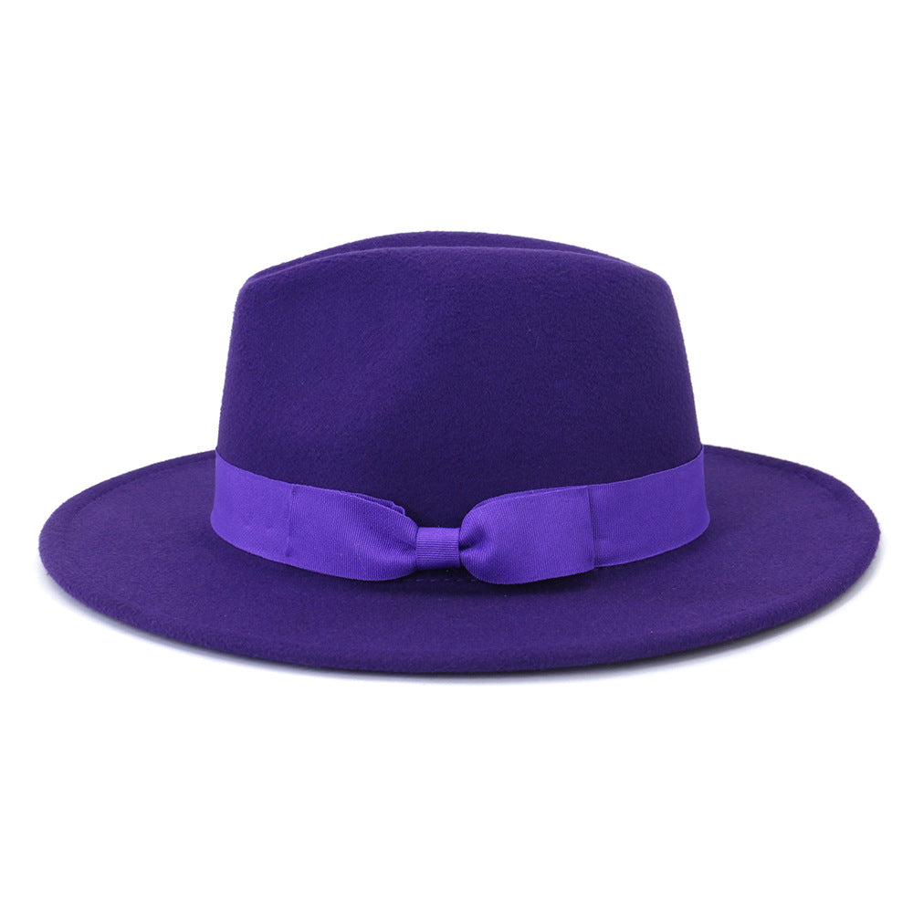 Calgary Ribbon Fedora Hat – Classic Cotton Structured Hat