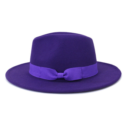 Calgary Ribbon Fedora Hat – Classic Cotton Structured Hat