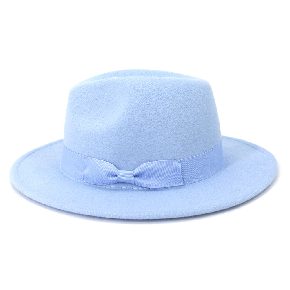Calgary Ribbon Fedora Hat – Classic Cotton Structured Hat