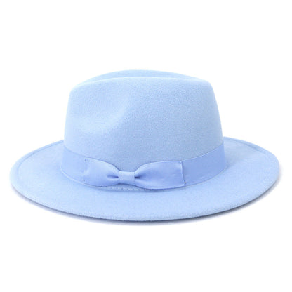 Calgary Ribbon Fedora Hat – Classic Cotton Structured Hat