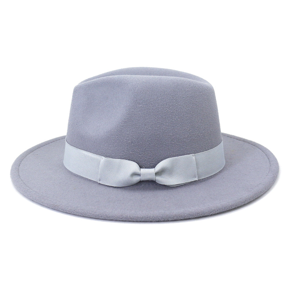 Calgary Ribbon Fedora Hat – Classic Cotton Structured Hat