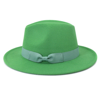 Calgary Ribbon Fedora Hat – Classic Cotton Structured Hat