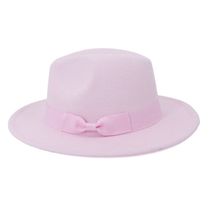 Calgary Ribbon Fedora Hat – Classic Cotton Structured Hat