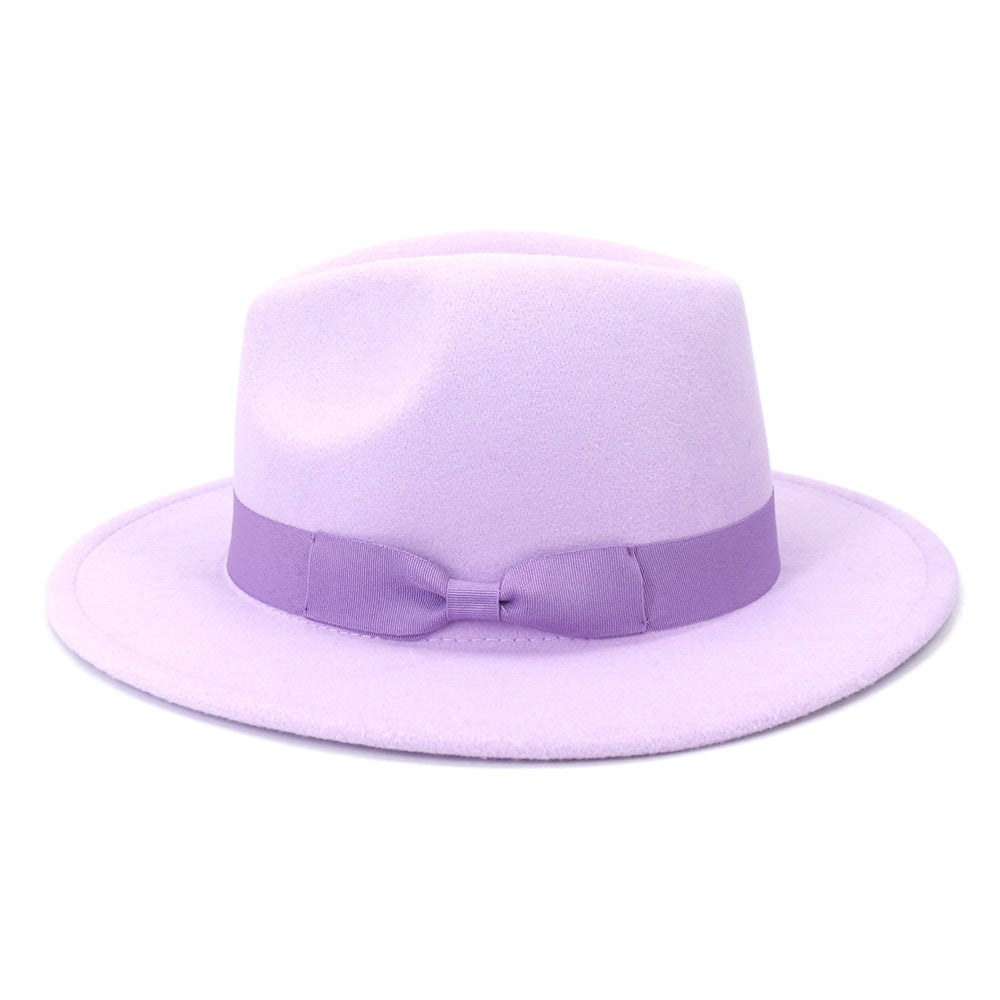 Calgary Ribbon Fedora Hat – Classic Cotton Structured Hat