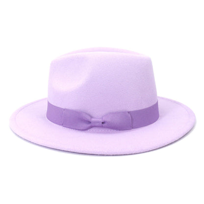 Calgary Ribbon Fedora Hat – Classic Cotton Structured Hat