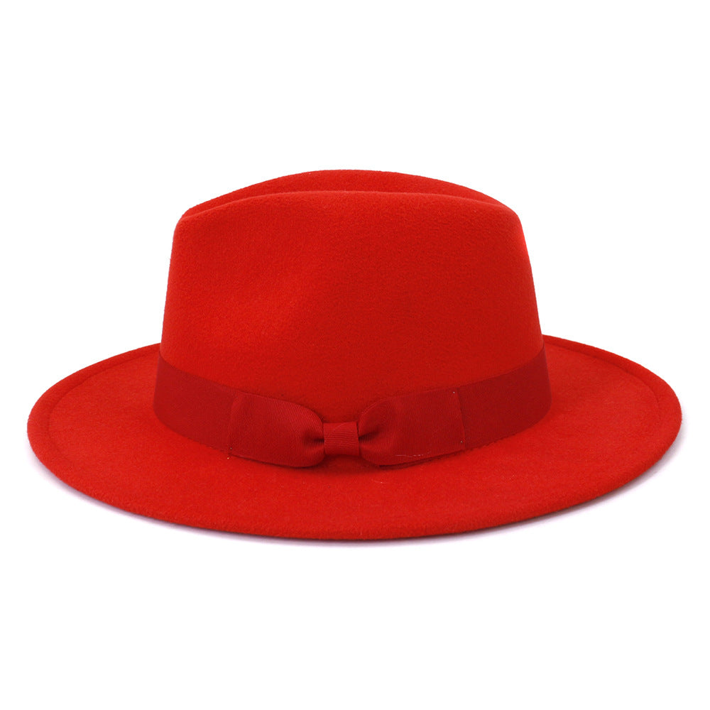 Calgary Ribbon Fedora Hat – Classic Cotton Structured Hat