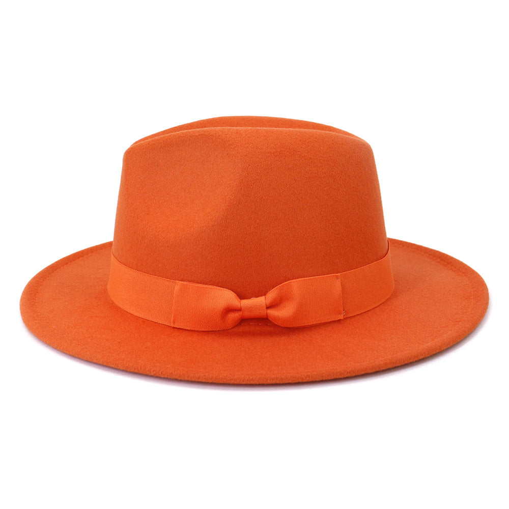 Calgary Ribbon Fedora Hat – Classic Cotton Structured Hat