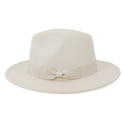 Calgary Ribbon Fedora Hat – Classic Cotton Structured Hat