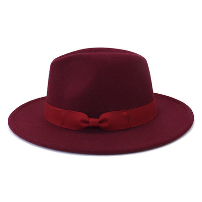 Calgary Ribbon Fedora Hat – Classic Cotton Structured Hat