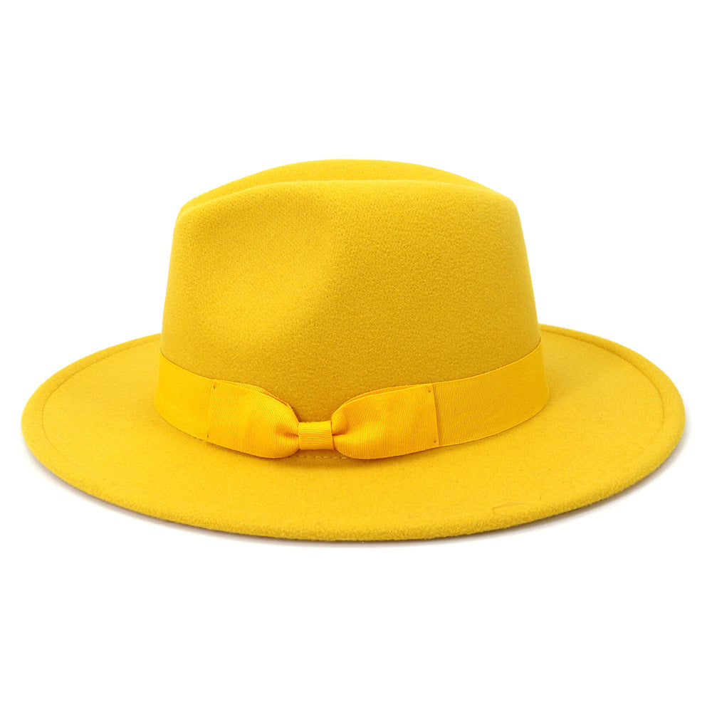 Calgary Ribbon Fedora Hat – Classic Cotton Structured Hat
