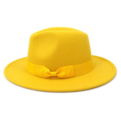 Calgary Ribbon Fedora Hat – Classic Cotton Structured Hat