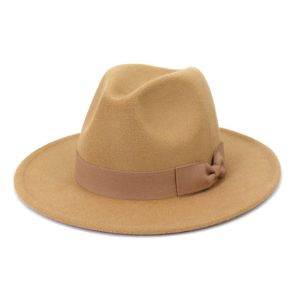 Calgary Ribbon Fedora Hat – Classic Cotton Structured Hat