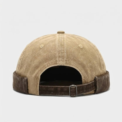 The Two-Tone Washed Docker Cap Corduroy Unstructured - Urban Caps