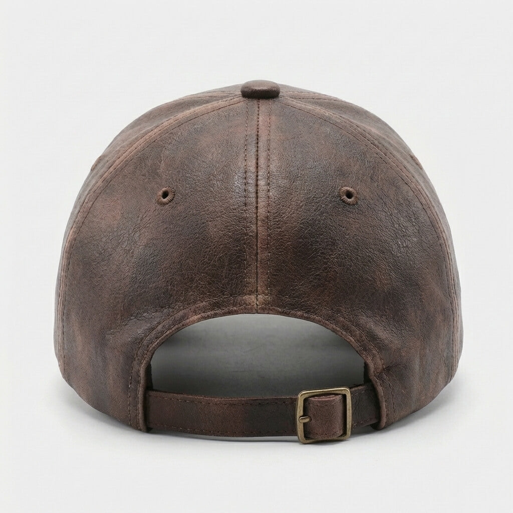 Retro Leather Cap - Urban Caps