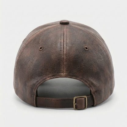 Retro Leather Cap - Urban Caps