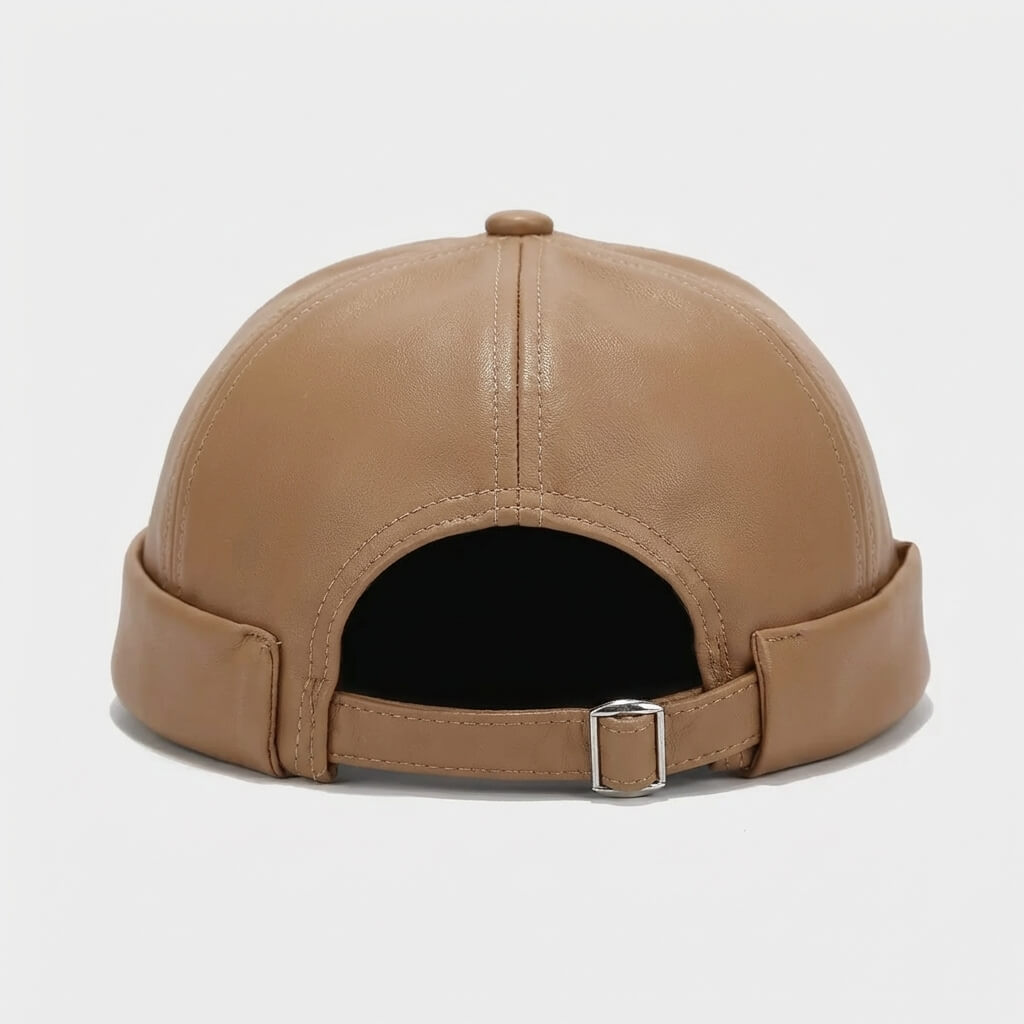 Leather Docker Cap - Urban Caps