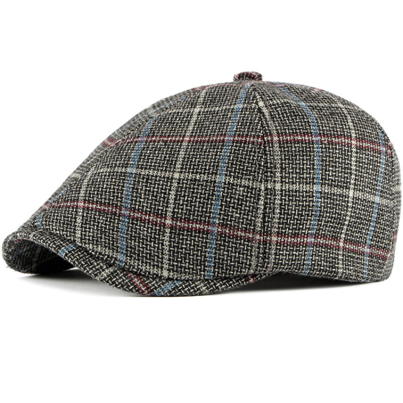 Carberry Plaid 6-Panels Cap - Timeless Plaid Six Panel Cap For Daily Use And Casual Style