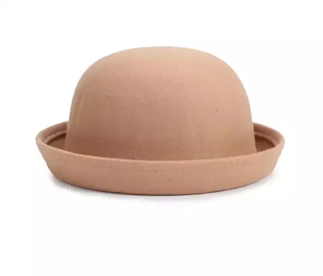 Carcasonne Vintage Bowler Hat Cotton Acrylic Blend With Timeless Style