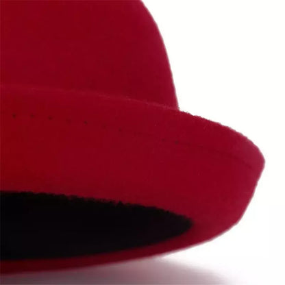 Carcasonne Vintage Bowler Hat Cotton Acrylic Blend With Timeless Style