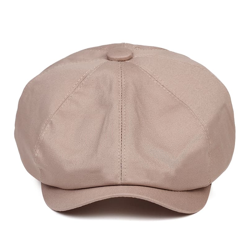 Cardiff Classic Newsboy Cap – Plain Cotton Flat Cap