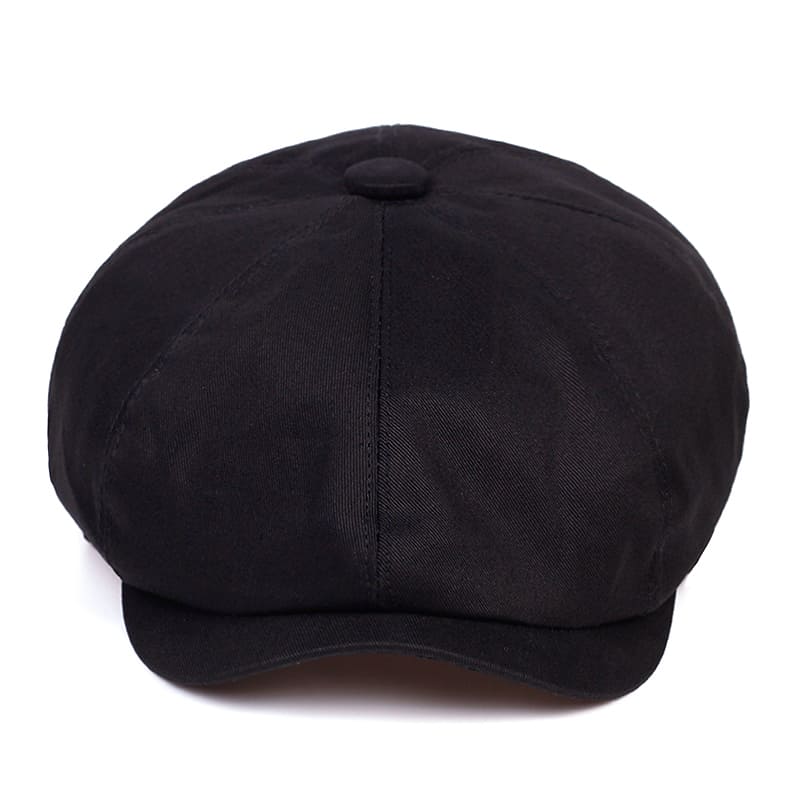 Cardiff Classic Newsboy Cap – Plain Cotton Flat Cap