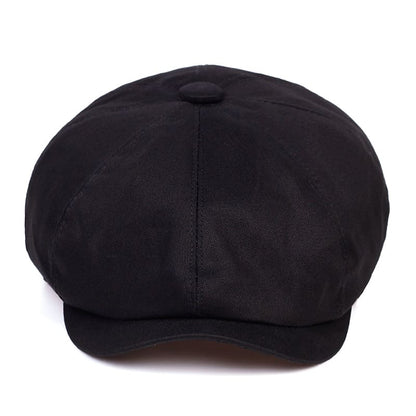 Cardiff Classic Newsboy Cap – Plain Cotton Flat Cap