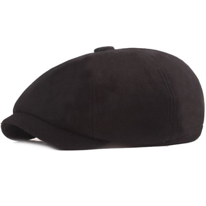 Carrick Corduroy Newsboy Cap - Classic Corduroy Cap With Timeless Casual Style For All