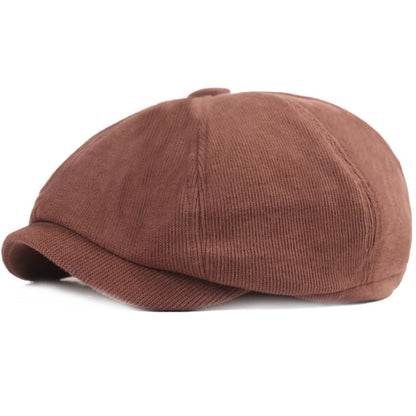 Carrick Corduroy Newsboy Cap - Classic Corduroy Cap With Timeless Casual Style For All