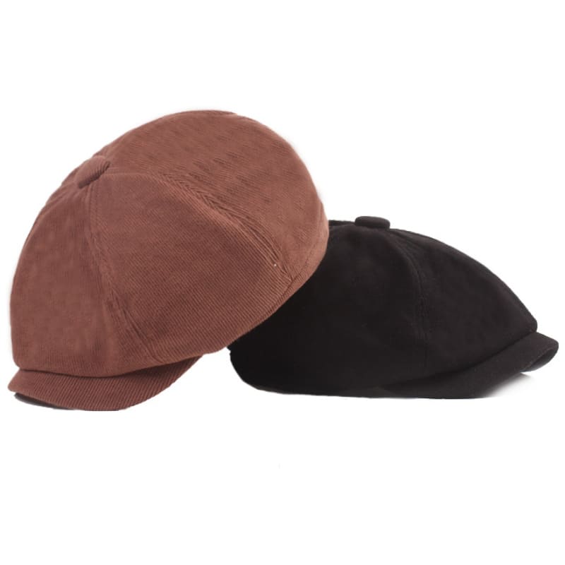 Carrick Corduroy Newsboy Cap - Classic Corduroy Cap With Timeless Casual Style For All